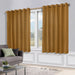 Solid Machine Washable Room Darkening Blackout Curtains, Set of 2 - Camel