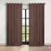 Solid Machine Washable Room Darkening Blackout Curtains, Set of 2 - Cappuccino