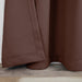 Rod Pocket Room Darkening Solid Blackout Curtains, Set of 2 - Cappuccino