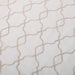 Embroidered Lattice Sheer Grommet Curtain Panel Set - Champagne