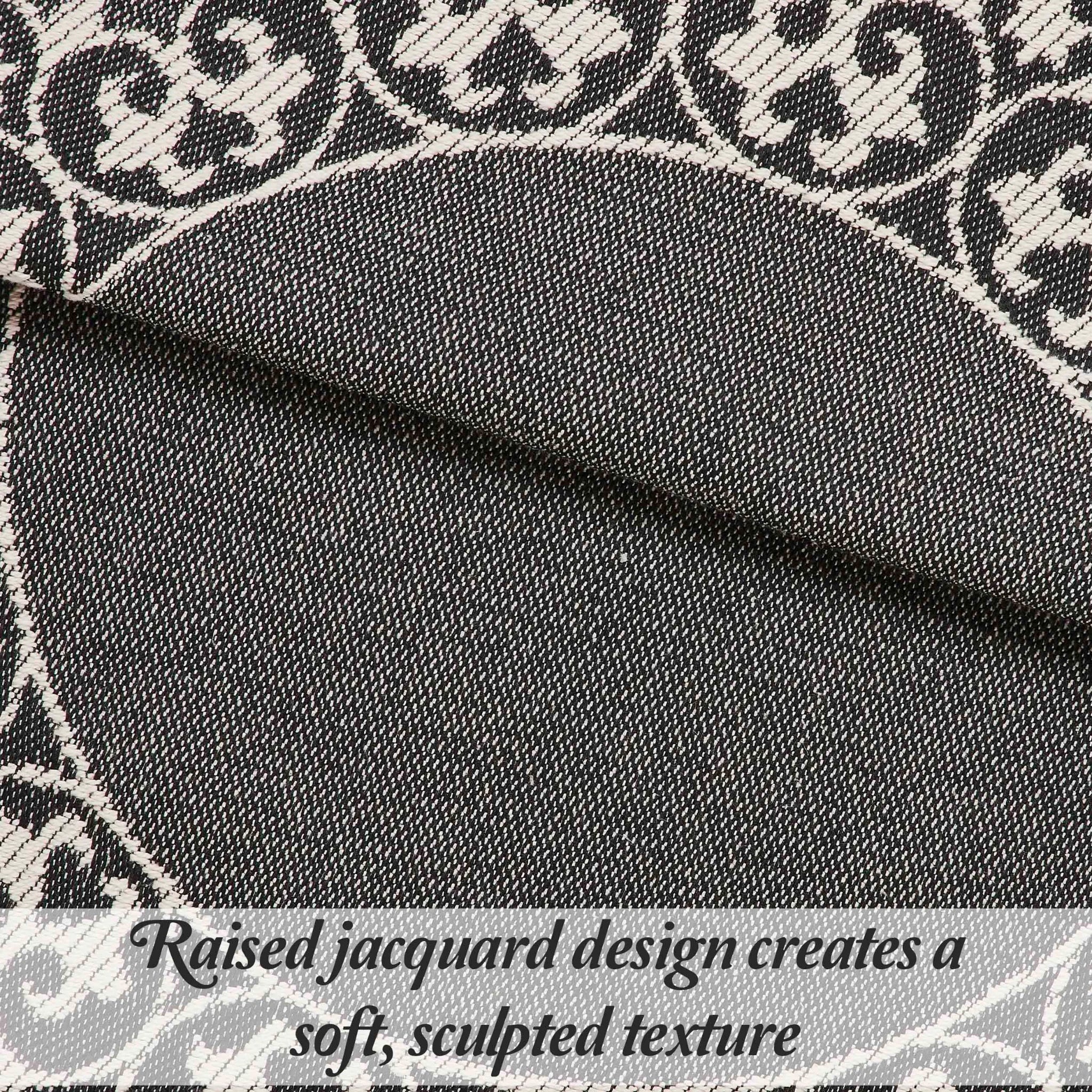 Boho Mandala Cotton Blend Woven Jacquard Bedspread Set