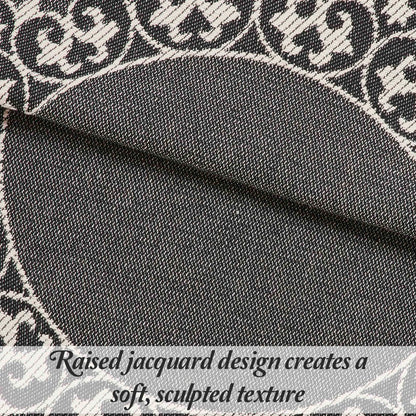 Boho Mandala Cotton Blend Woven Jacquard Bedspread Set