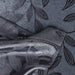 Leaves Grommet Room Darkening Blackout Curtains, Set of 2 - Charcoal