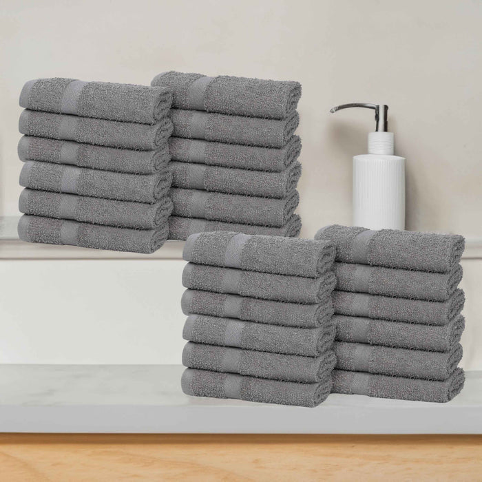 Franklin Cotton Eco Friendly 24 Piece Face Towel Set