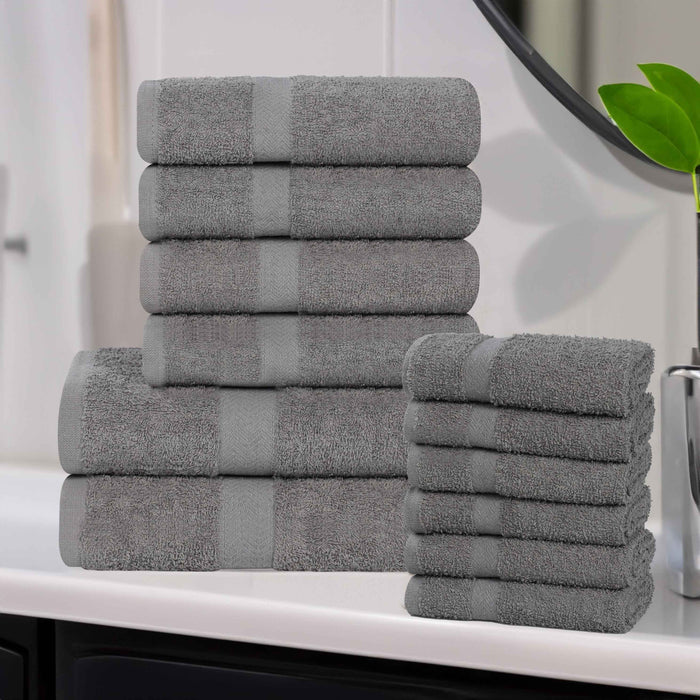 Franklin Cotton Eco Friendly 12 Piece Towel Set