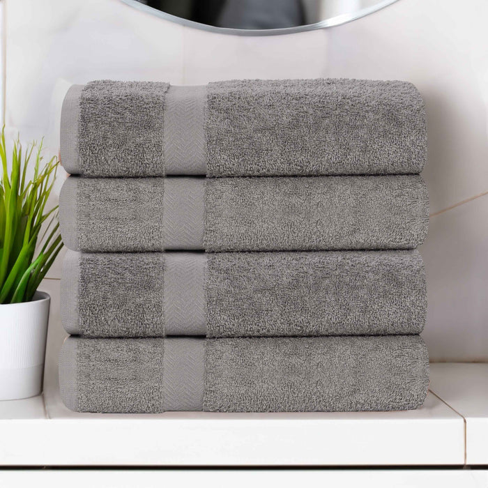 Franklin Cotton Eco Friendly 4 Piece Bath Towel Set