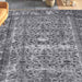 Uma Oriental Medallion Indoor Bohemian Area Rug - Charcoal