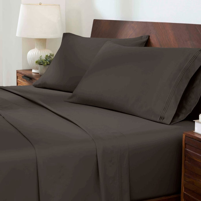 1000 Thread Count Egyptian Cotton Bed Sheet Set Olympic Queen