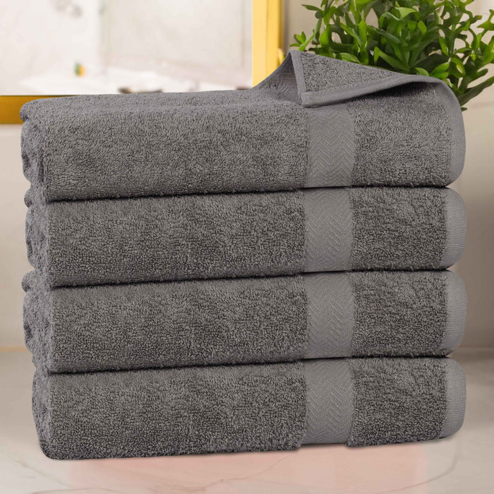 Franklin Cotton Eco Friendly 4 Piece Bath Towel Set