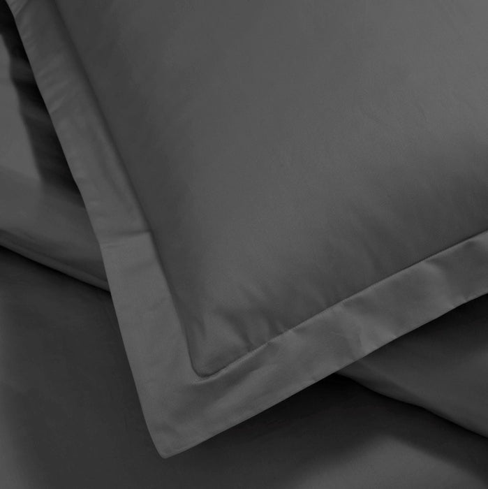 1200 Thread Count Egyptian Solid Cotton Duvet Cover Set