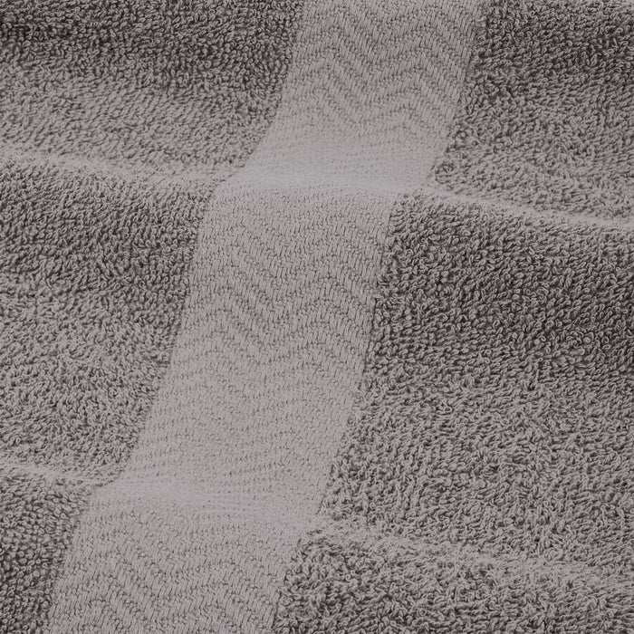 Franklin Cotton Eco Friendly 24 Piece Face Towel Set - Charcoal
