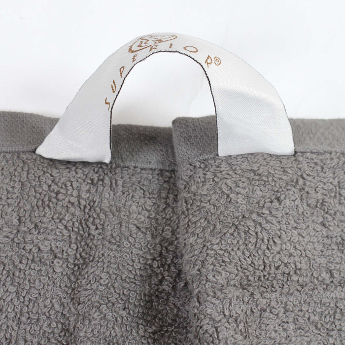 Franklin Cotton Eco Friendly 12 Piece Towel Set - Charcoal