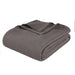 All-Season Chevron Cotton Bed Blanket & Sofa Throw - Charcoal