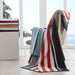 Cotton Oversized Checkered Striped 2 Piece Beach Towel