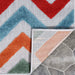 Chevron Zig Zag Indoor Area Rug Or Runner Rug - Multicolor