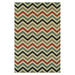 Chevron Zig Zag Indoor Area Rug Or Runner Rug - Stone