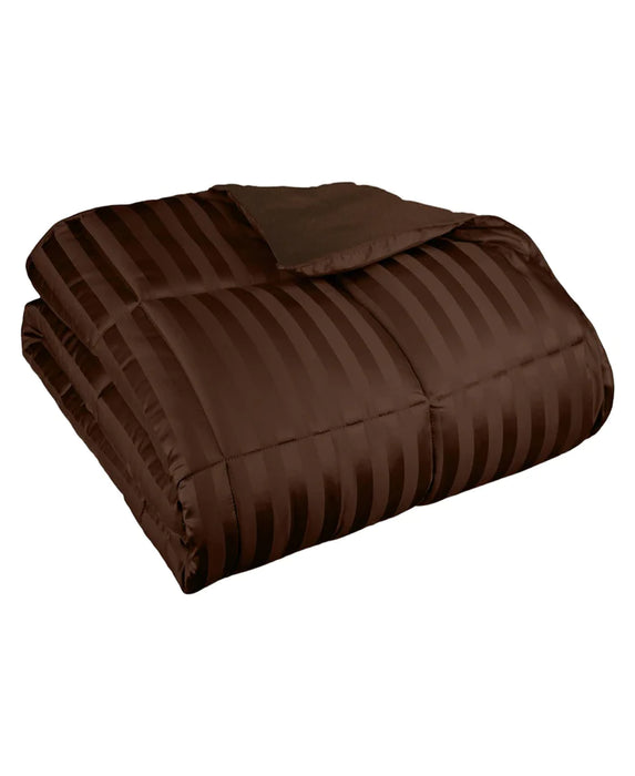 Classic All Season Reversible Blanket - Chocolate