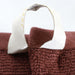 Larissa Cotton Geometric Embroidered Jacquard Border 6 Piece Towel Set - Chocolate