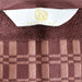 Larissa Cotton Geometric Embroidered Jacquard Border 8 Piece Towel Set - Chocolate