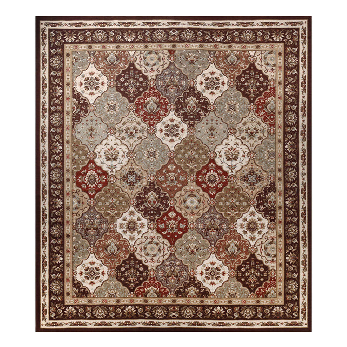 Palmyra Traditional Floral Medallion Indoor Area Rug or Runner Rug