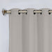 Solid Machine Washable Room Darkening Blackout Curtains, Set of 2 - Blue Nile Mills