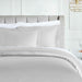 Egyptian Cotton 850 Thread Count Solid Duvet Cover Set - Chrome