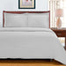 Egyptian Cotton 700 Thread Count Solid Duvet Cover and Pillow Sham Set - Chrome