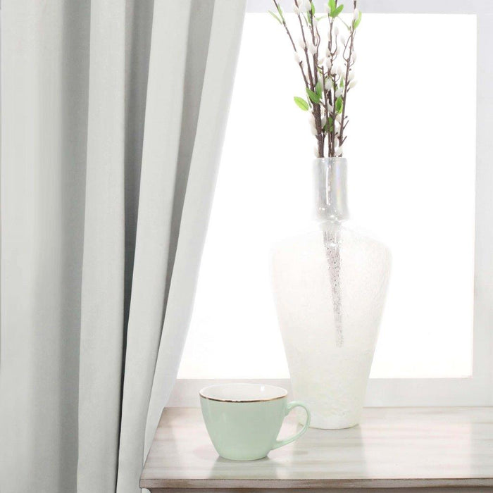 Solid Classic Modern Grommet Blackout Curtain Set