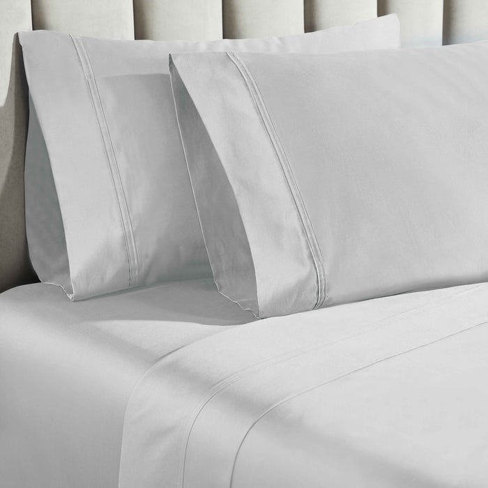 Egyptian Cotton 850 Thread Count Solid Pillowcases, Set of 2 - Chrome