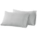 Egyptian Cotton 850 Thread Count Solid Pillowcases, Set of 2 - Chrome