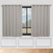 Solid Machine Washable Room Darkening Blackout Curtains, Set of 2 - Chrome