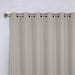 Solid Machine Washable Room Darkening Blackout Curtains, Set of 2 - Chrome