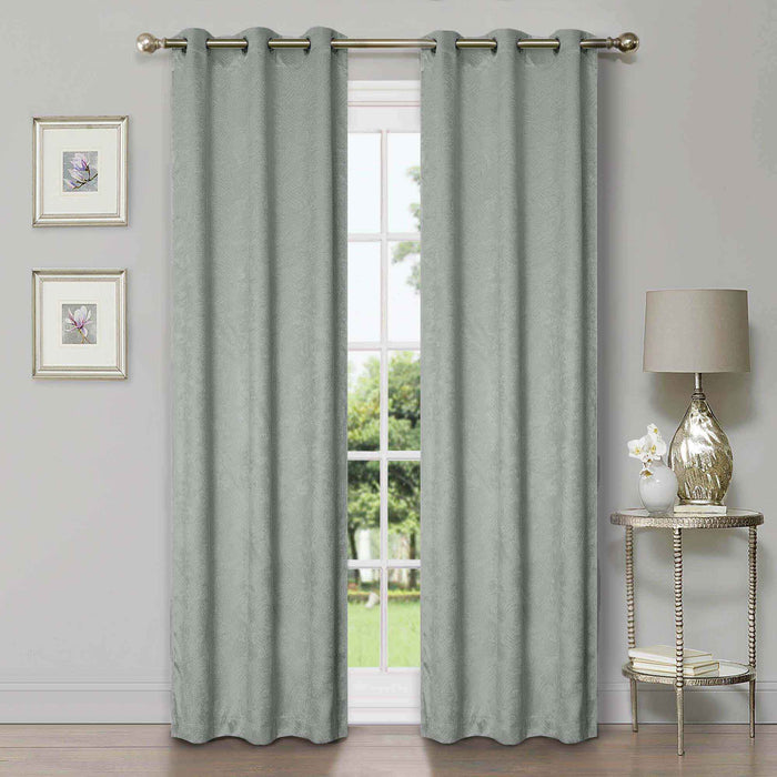 Waverly Modern Washable Room Darkening Blackout Curtain Panel Set