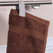 Ultra-Soft Rayon from Bamboo Cotton Blend Bath and Face Towel Set - Cocoa