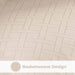 Basketweave Plush Monochrome Down Alternative Comforter - Cream