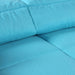 Basketweave Plush Monochrome Down Alternative Comforter - WinterBlue