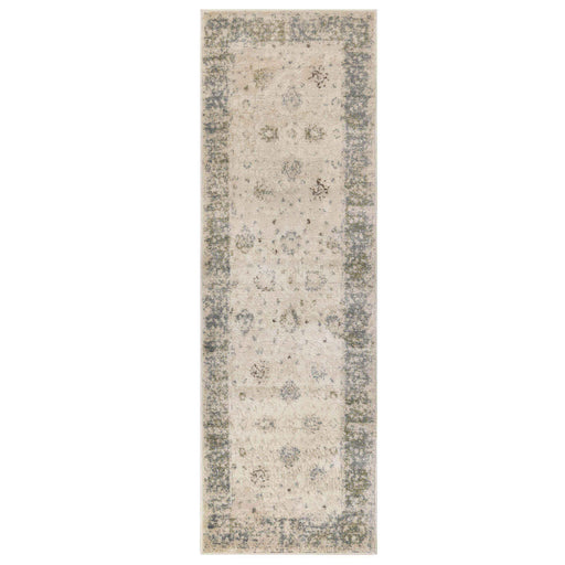 Conventry Damask Floral Indoor Area Rug Or Runner - Beige