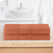 Cotton Eco Friendly 2 Piece Solid Bath Sheet Towel Set - Copper