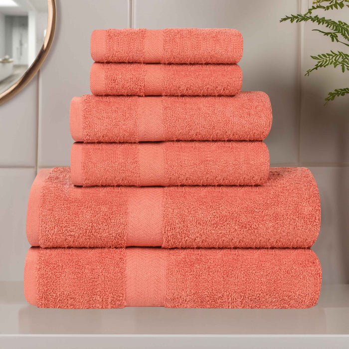 Frankly Eco Friendly Cotton 6 Piece Towel Set