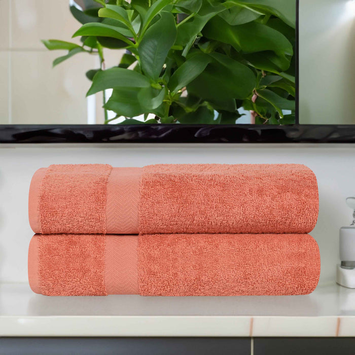 Franklin Eco-Friendly Cotton 2 Piece Bath Sheet Set