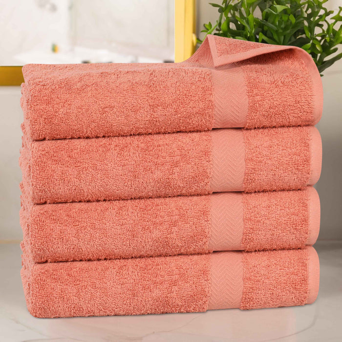 Franklin Cotton Eco Friendly 4 Piece Bath Towel Set