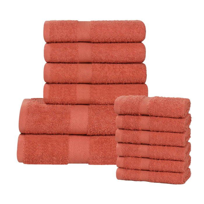 Franklin Cotton Eco Friendly 12 Piece Towel Set