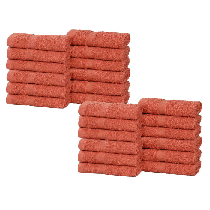 Franklin Cotton Eco Friendly 24 Piece Face Towel Set