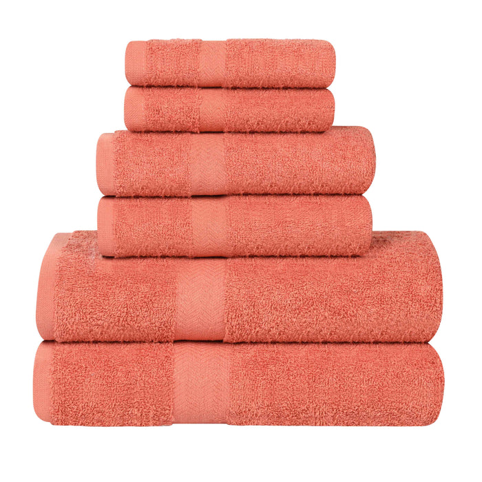 Frankly Eco Friendly Cotton 6 Piece Towel Set