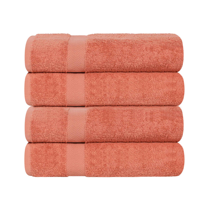 Franklin Cotton Eco Friendly 4 Piece Bath Towel Set