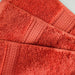 Egyptian Cotton Plush Heavyweight Absorbent Bath Towel Set of 4 - Coral