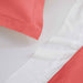 Egyptian Cotton 300 Thread Count Solid Duvet Cover Set - Coral