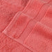 Cotton Zero Twist Solid 3 Piece Towel Set - Coral