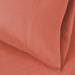 1200 Thread Count Cotton Blend 2 Piece Solid Pillowcase Set - Coral