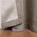 Linen Pattern Washable Room Darkening Blackout Curtain Set 42" - Corriander